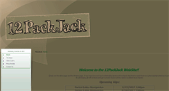 Desktop Screenshot of 12packjack.com